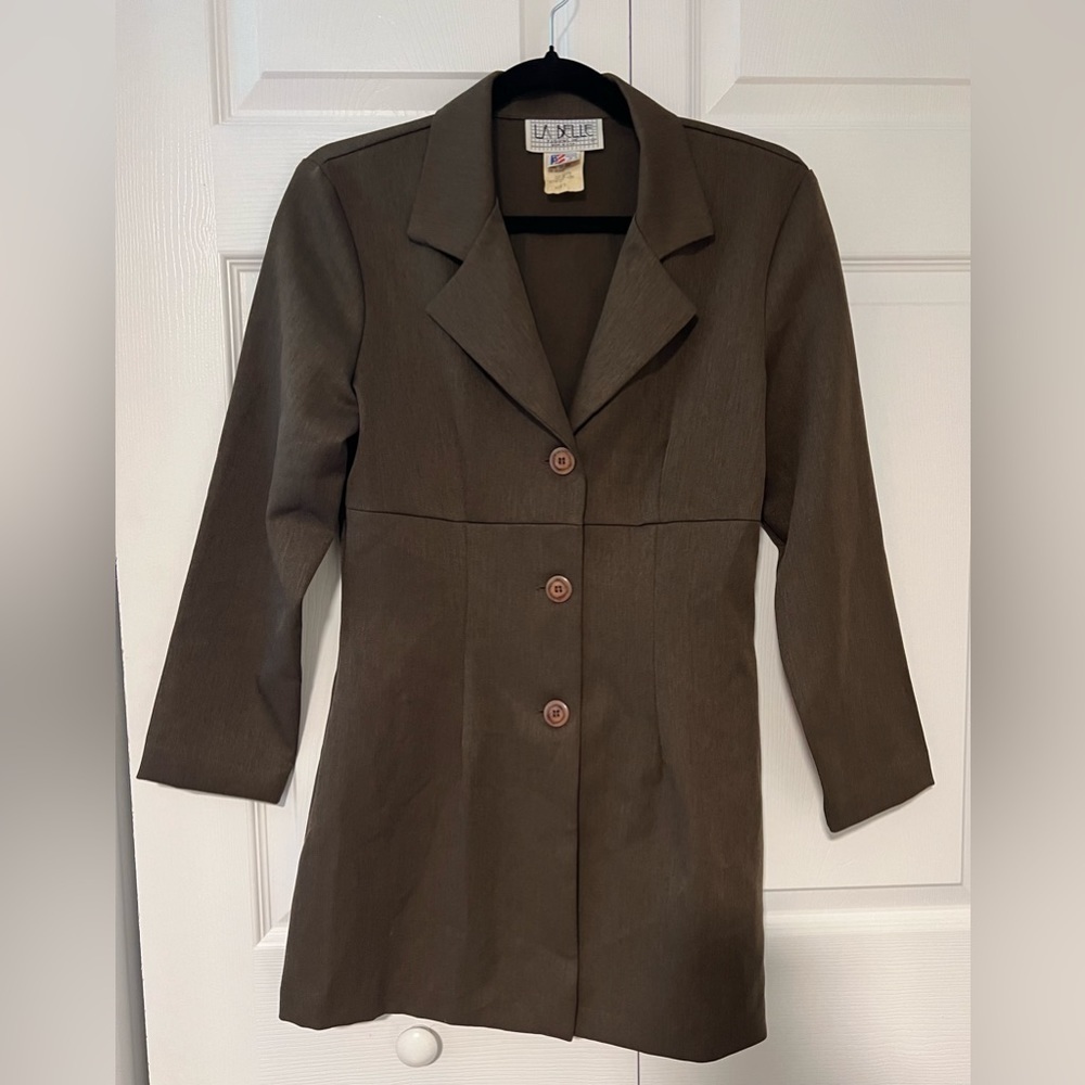 Vintage La Belle Fashions Inc Long Blazer